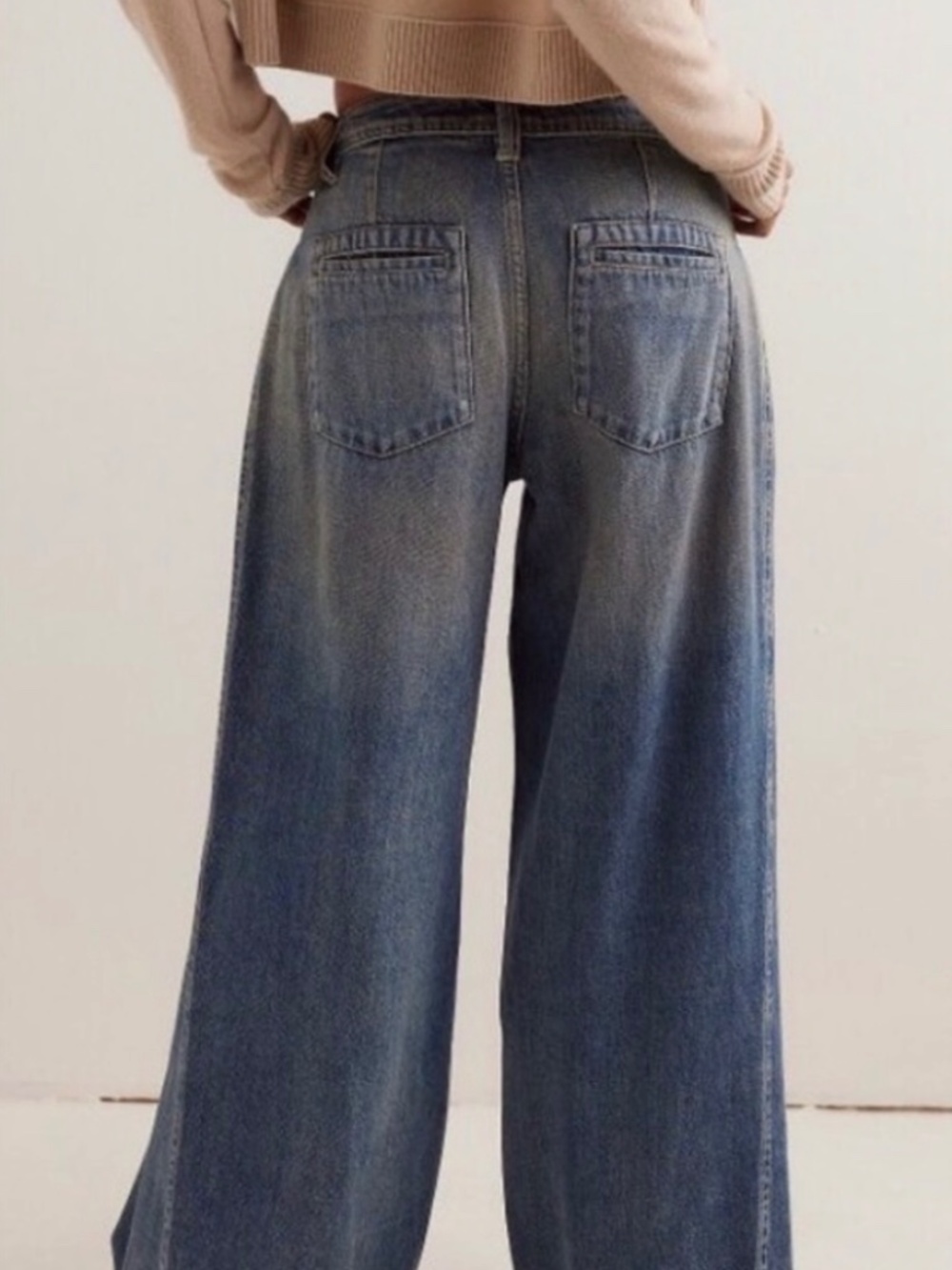 NWT Free People Block Party Boyfriend Jeans, Size 30/US Size 10 - Picture 2 of 6